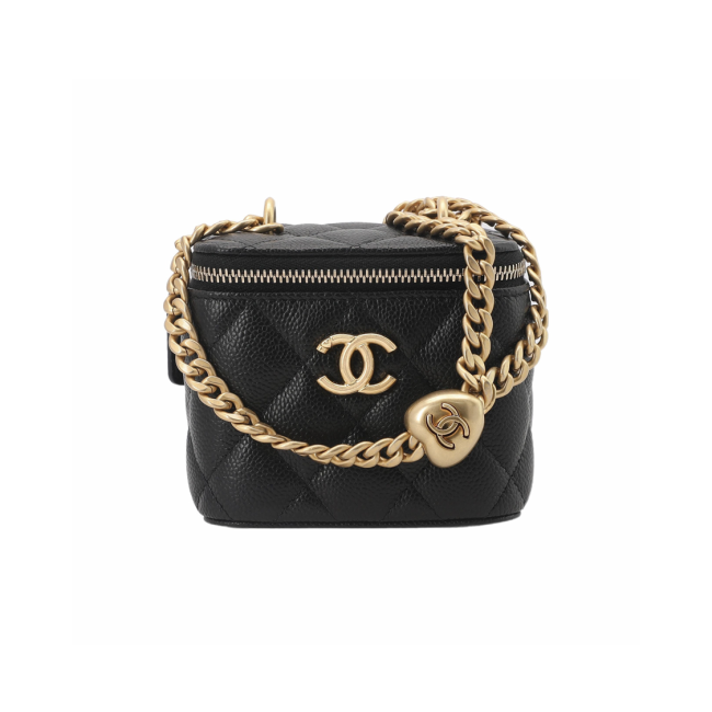 Chanel Leather Textured Small Square Chain Bag #nigo58112