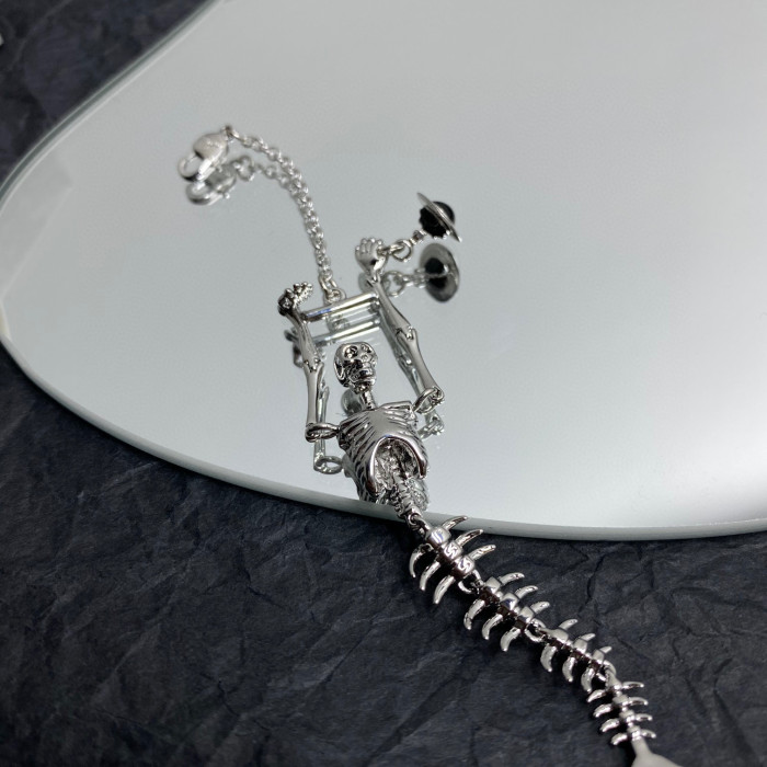 Vivienne Westwood NIGO Black Decorative Chain Bracelet #nigo84137