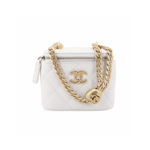 Chanel Leather Textured Small Square Chain Bag #nigo58112