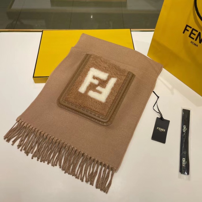 FENDI Wool Cashmere Blend Long Scarf #nigo52319