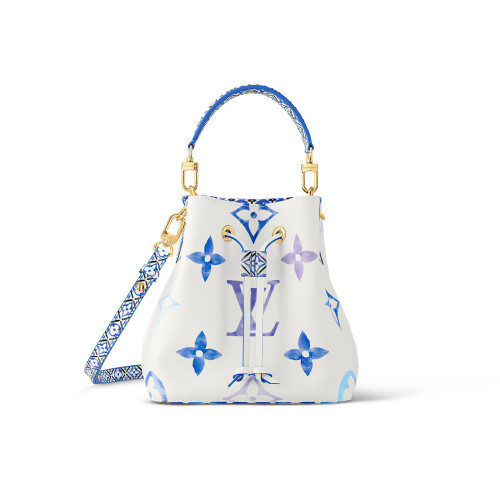 Louis Vuitton NIGO Printed Chain Shrink Bucket Bag  #nigo21137