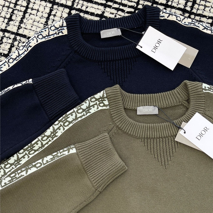 Dior Knitted Round Neck Pullover Sweater #nigo21155