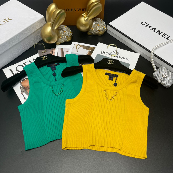 Louis Vuitton Sexy Sleeveless Knit Tank Top #nigo53869