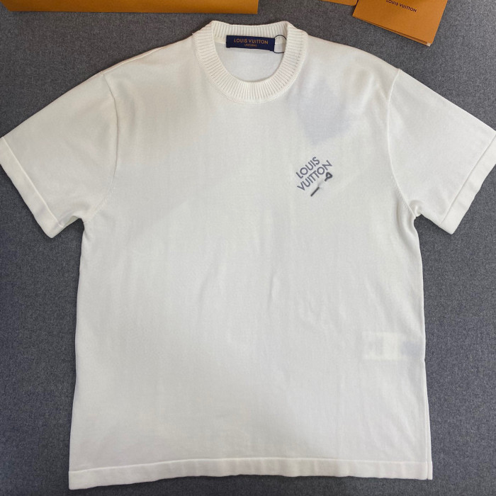 Louis Vuitton NIGO Mao Collar Short Sleeved T-shirt #nigo94837