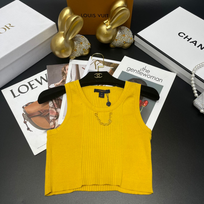Louis Vuitton Sexy Sleeveless Knit Tank Top #nigo53869