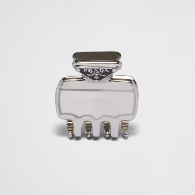 Prada NIGO Silver Hair Clip Hair Accessories #nigo21178
