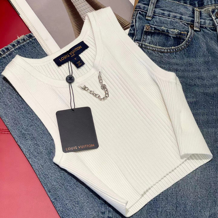 Louis Vuitton Sexy Sleeveless Knit Tank Top #nigo53869