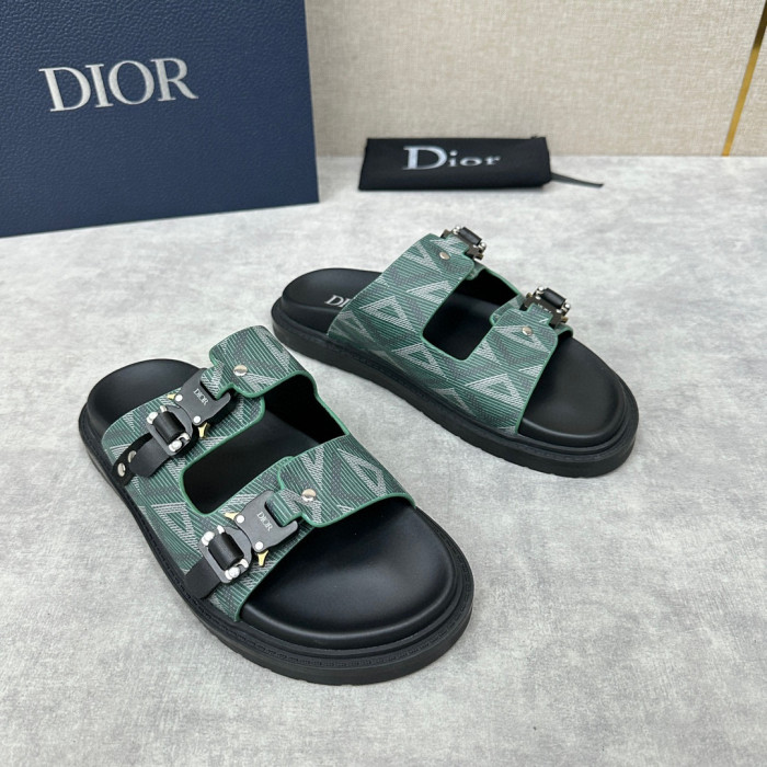 Dior NIGO Leather Slippers Sandals Shoes #nigo94866