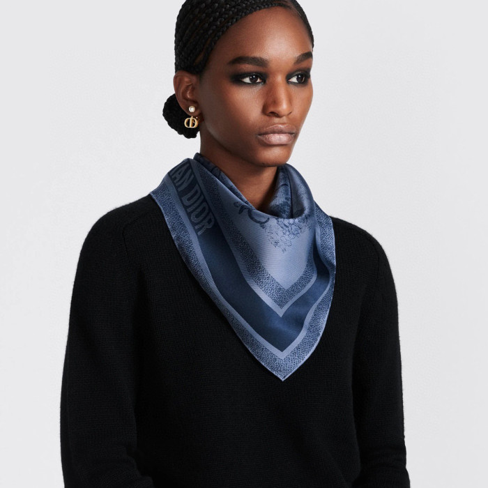 Dior NIGO Printed Decorative Square Scarf #nigo21187