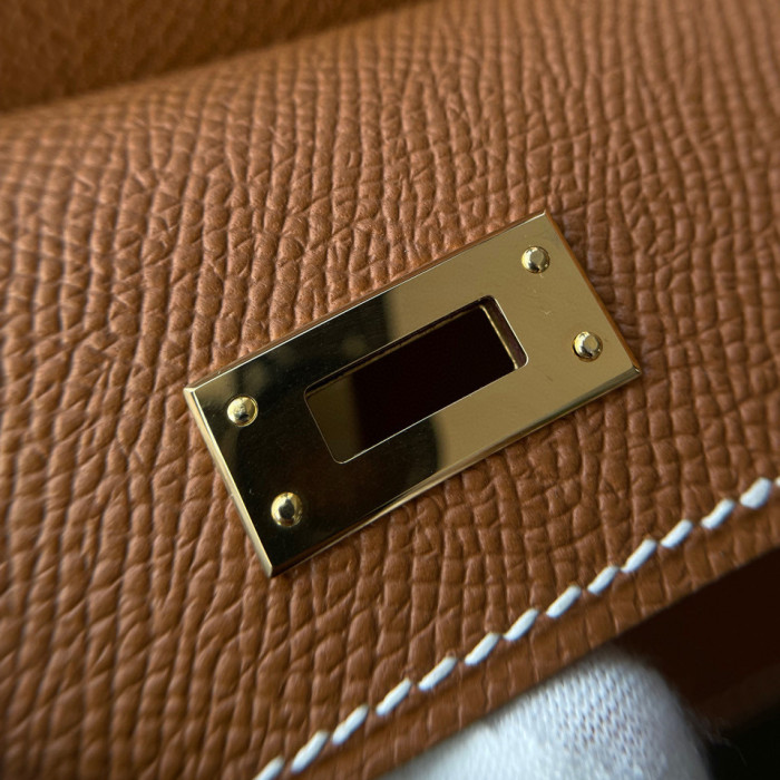 Hermes Kelly 20 Disorde Reversible Irregular Cowhide Tote Bag Ngvp #nigo5245