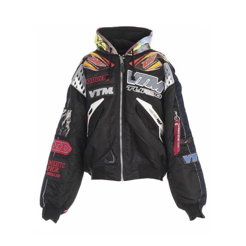Vetements NIGO Man Motorcycle Zipper HoodedJacket #nigo94855