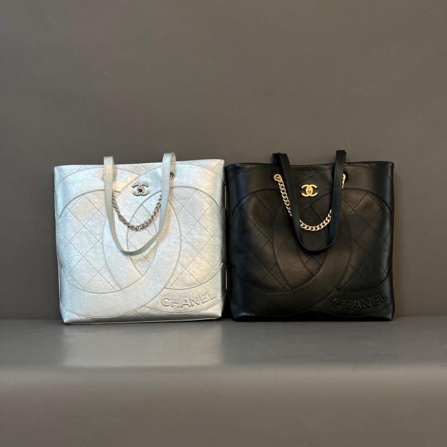 CHANEL NIGO Large Capacity Leather Handbag #nigo21246