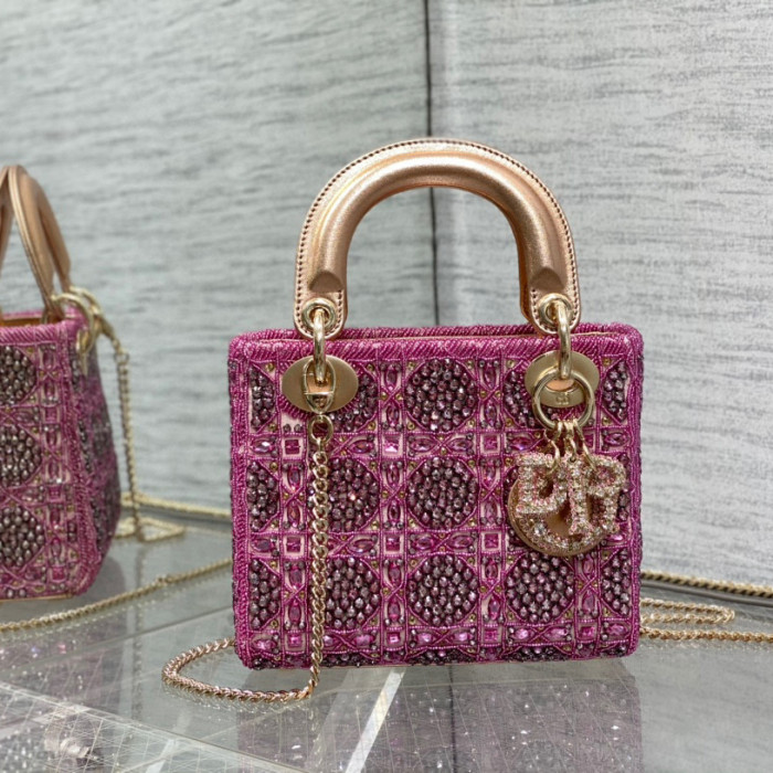 Dior Lady's Latest Limited Edition Heavy Duty Bead Princess Bag #nigo57739