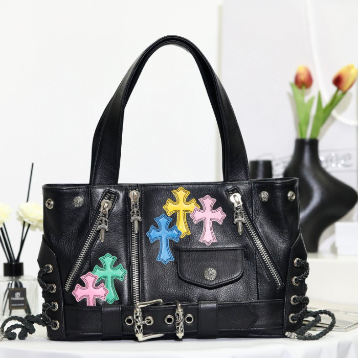 Chrome Hearts Leather Large Capacity Portable Bag #nigo21245