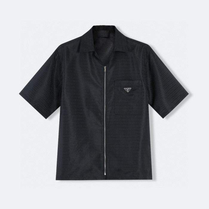 NIGO Prada zipper short sleeve shirt T-shirt #nigo98159