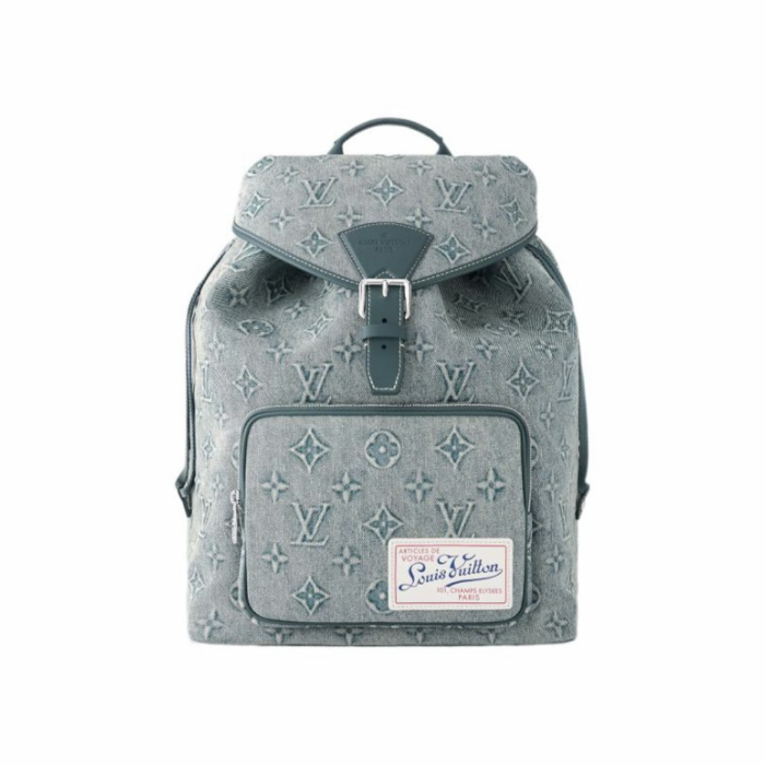 Louis Vuitton Printed Denim Backpack #nigo21254