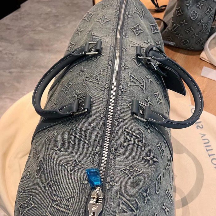 Louis Vuitton NIGO Denim Handbag Travel Bag Bags #nigo94938