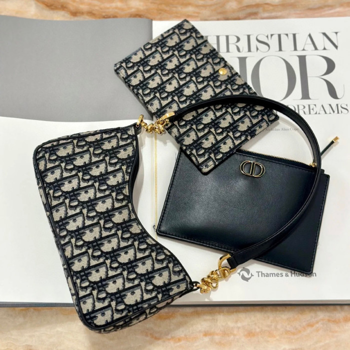 Dior NIGO Printed Chain Underarm Bag #nigo21352