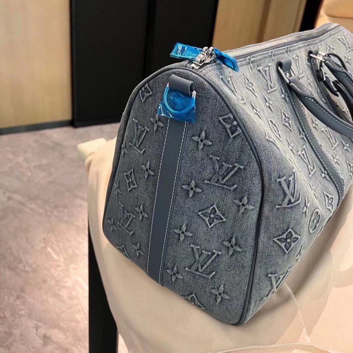 Louis Vuitton NIGO Denim Handbag Travel Bag Bags #nigo94938