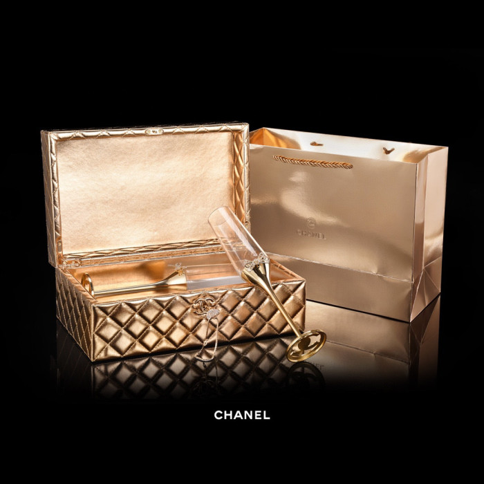 Chanel NIGO Champagne Glasses Set of 2 #nigo94939