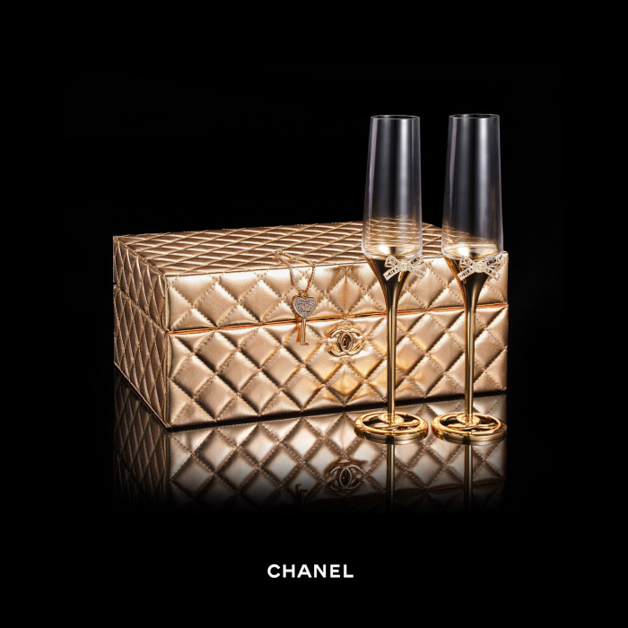 Chanel NIGO Champagne Glasses Set of 2 #nigo94939