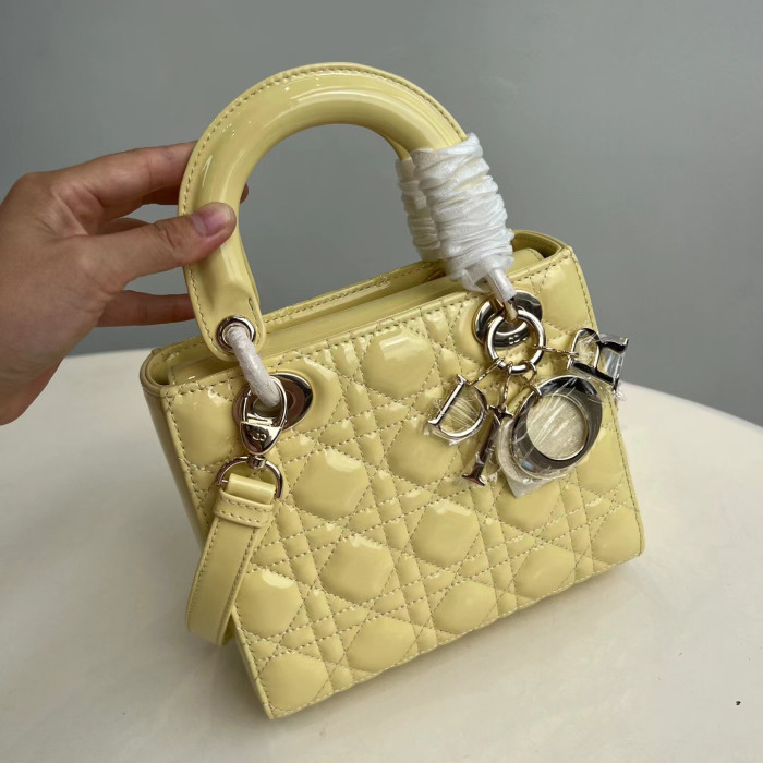Dior Fashion Handbag Metal Pendant Shoulder Tote Bag Leather Bag #nigo51855