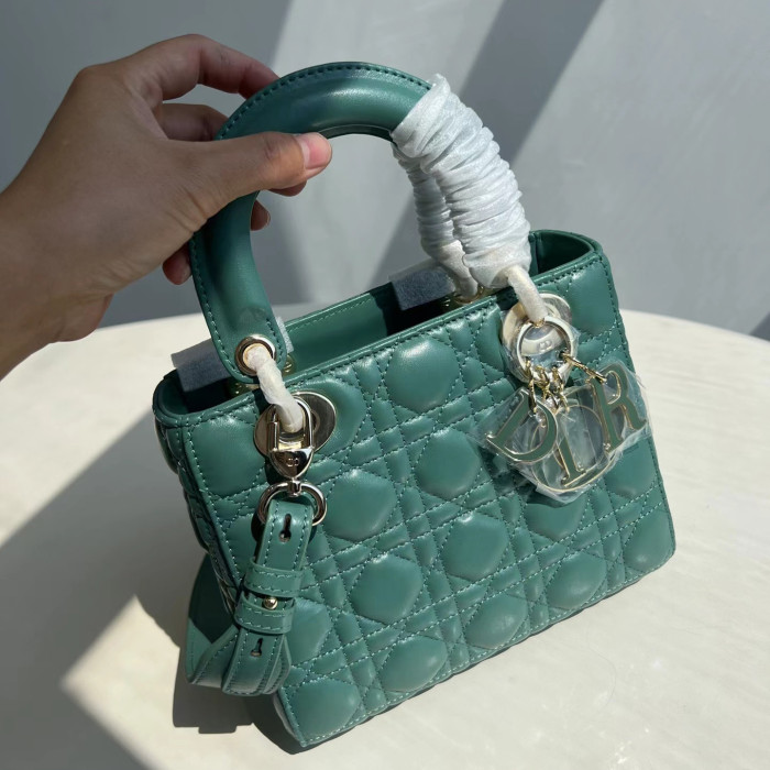 Dior Fashion Handbag Metal Pendant Shoulder Tote Bag Leather Bag #nigo51855