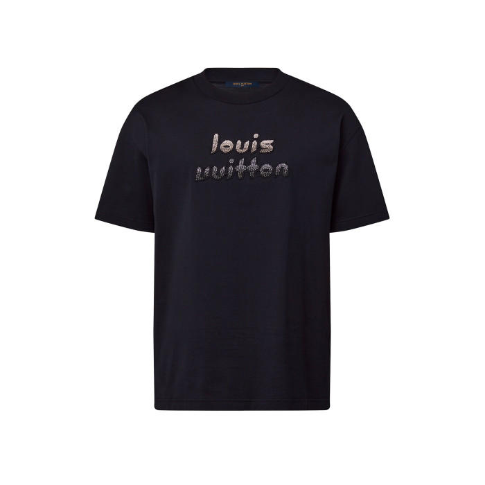 Louis Vuitton NIGO Beaded Embroidery Round Neck Short Sleeve T-Shirt #nigo94954