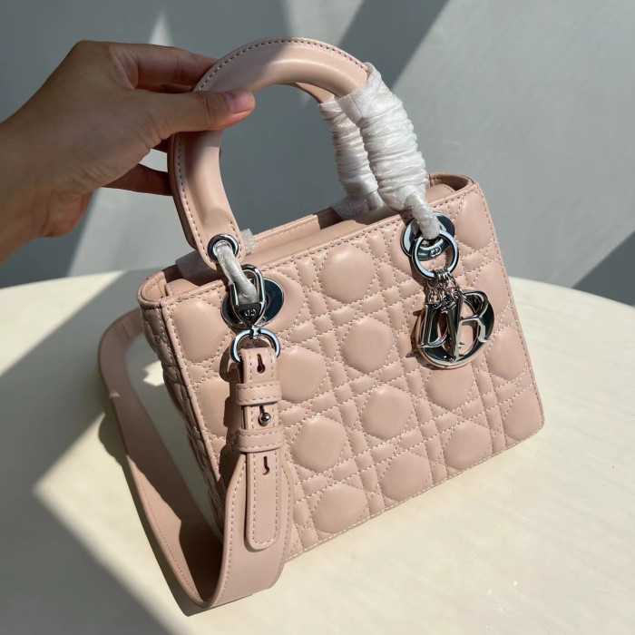 Dior Fashion Handbag Metal Pendant Shoulder Tote Bag Leather Bag #nigo51855