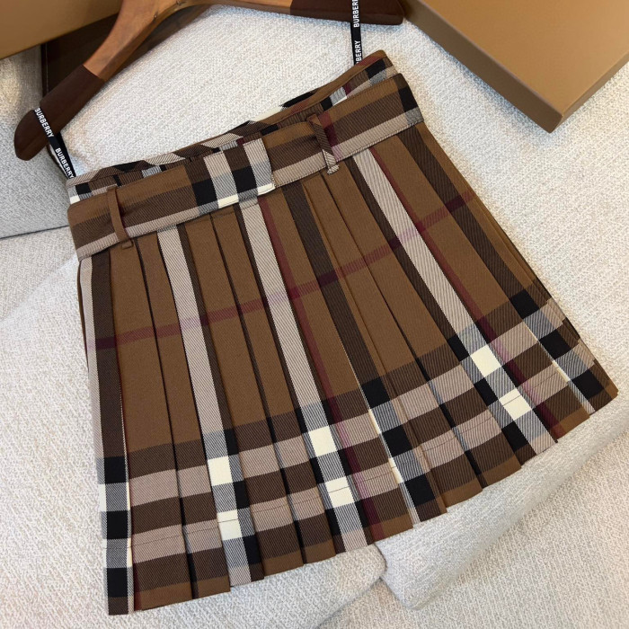 Burberry NIGO Dark Plaid Half Length Short Skirt #nigo21397