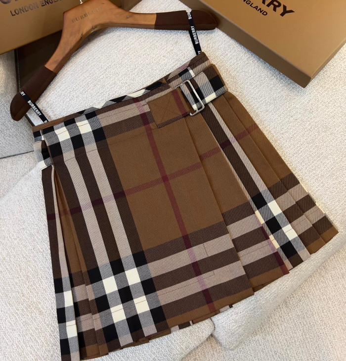 Burberry NIGO Dark Plaid Half Length Short Skirt #nigo21397