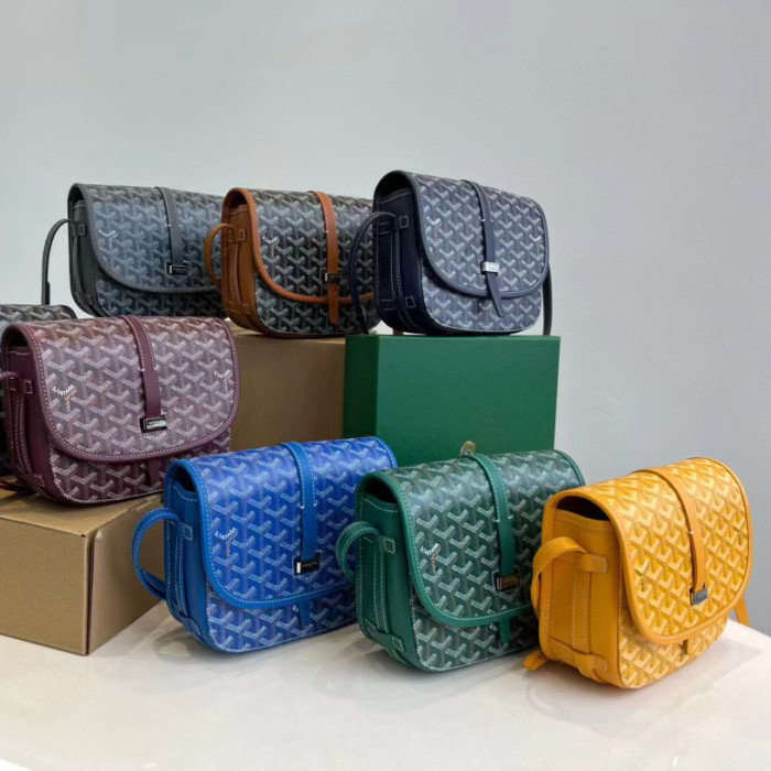 GOXARD Full Printed Leather Shoulder Bag #nigo56161