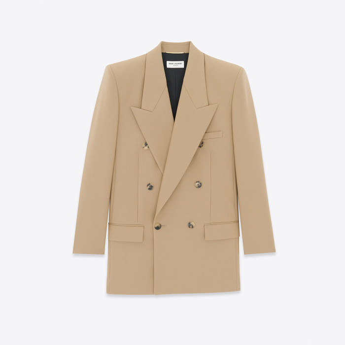 Saint Laurent Shoulder Padded Silhouette Blazer Jacket Ngvp #nigo6246