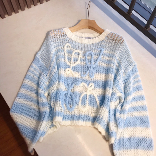 Loewe NIGO Blue Wave Print Long Sleeve Top #nigo21432