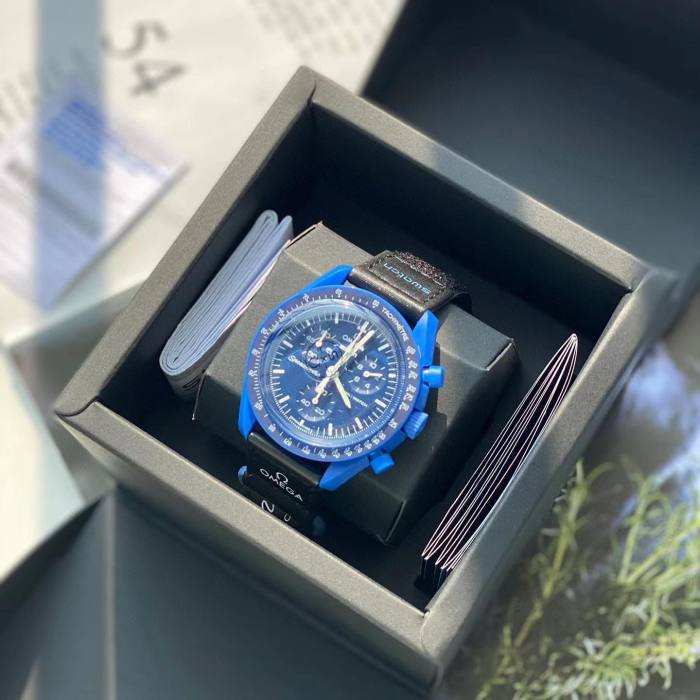 OMEGA Quartz Ceramic Planet 42mm Magic Wristband Casual Watch #nigo81212