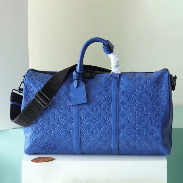 Louis Vuitton NIGO Blue Printed Large Capacity Portable Bag #nigo94987
