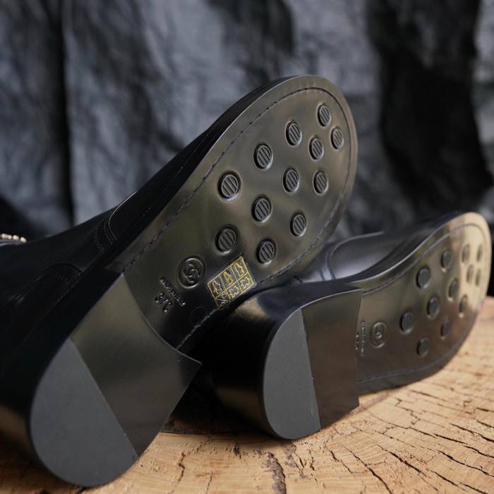 Chanel NIGO Metal Letter Buckle Martin Boots Shoes #nigo51936