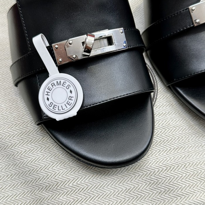Hermès Gigi Summer High-heeled Sandals KELLY Flip Flops Shoes #nigo29155