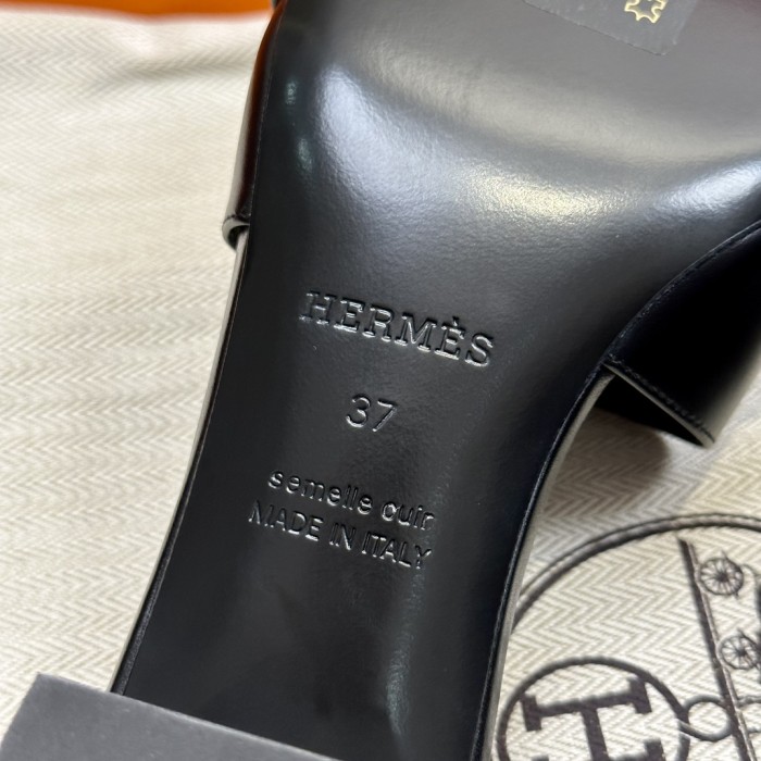 Hermès Gigi Summer High-heeled Sandals KELLY Flip Flops Shoes #nigo29155