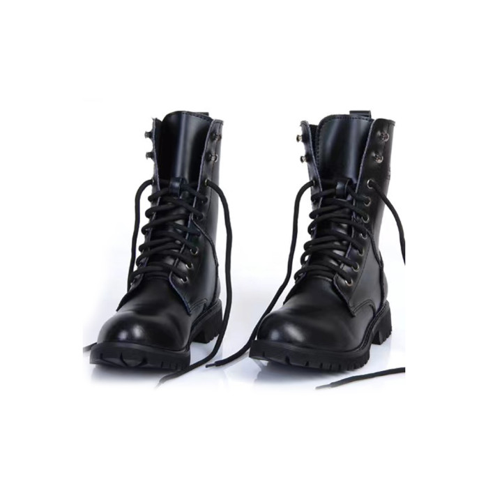 Hermes NIGO Casual Lace High Boots Martin Boots #nigo29152