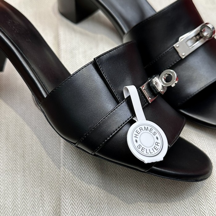 Hermès Gigi Summer High-heeled Sandals KELLY Flip Flops Shoes #nigo29155