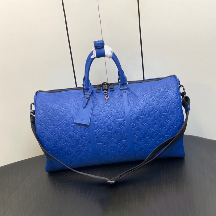 Louis Vuitton NIGO Blue Printed Large Capacity Portable Bag #nigo94987