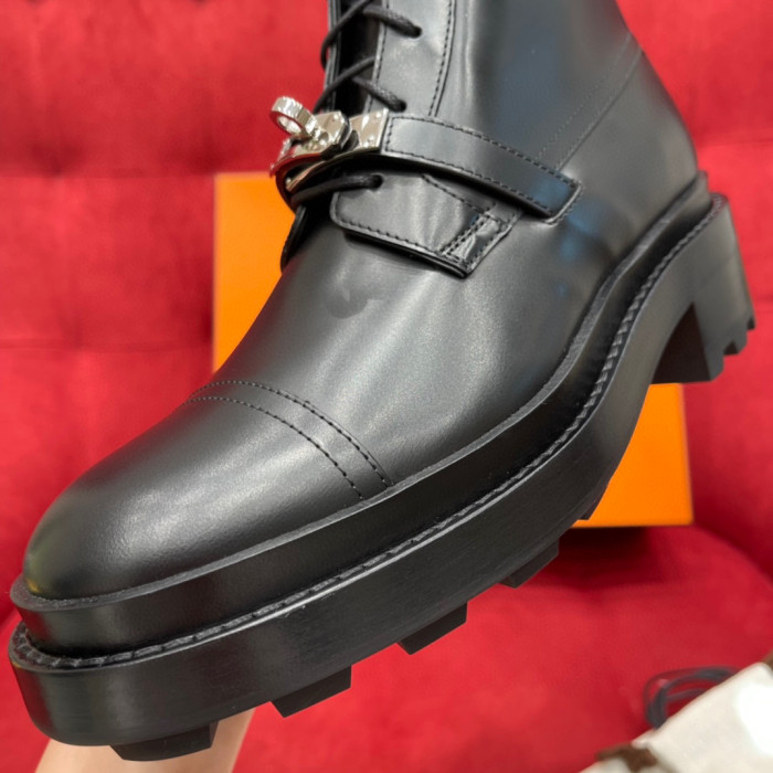 Hermes NIGO Casual Lace High Boots Martin Boots #nigo29152