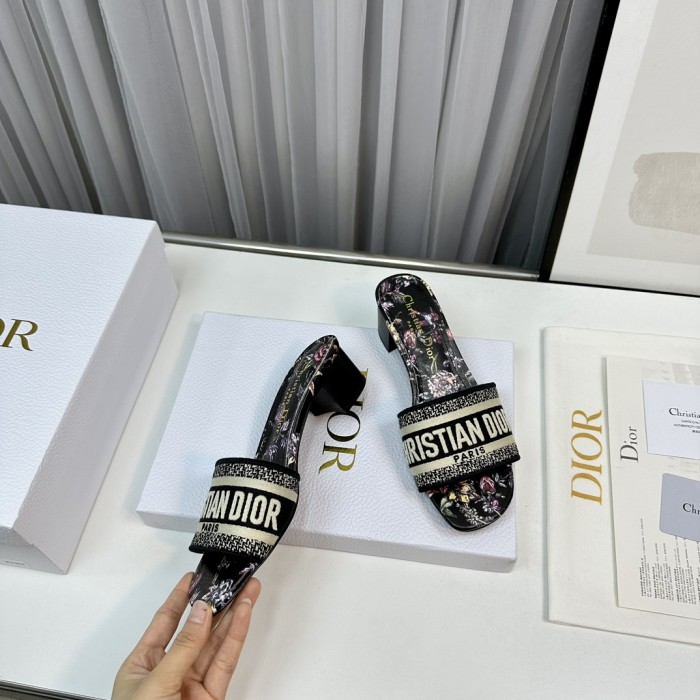 Dior High Heels Slippers Sandals Summer Women's Shoes #nigo29156