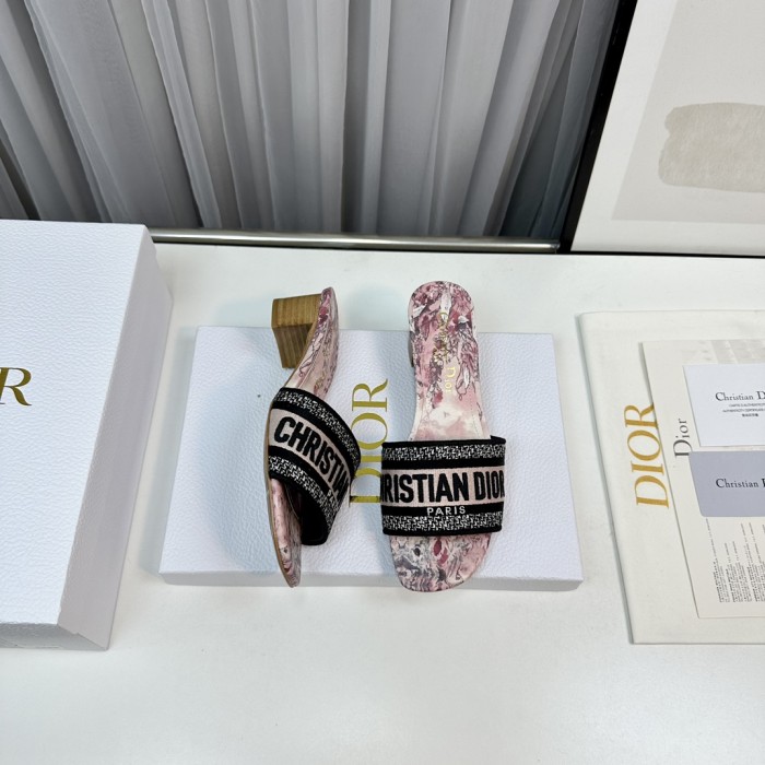 Dior High Heels Slippers Sandals Summer Women's Shoes #nigo29156