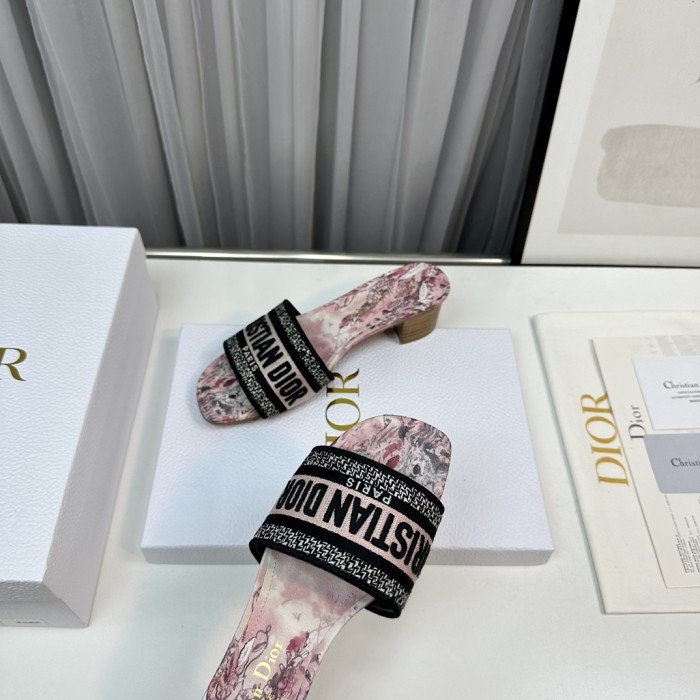 Dior High Heels Slippers Sandals Summer Women's Shoes #nigo29156