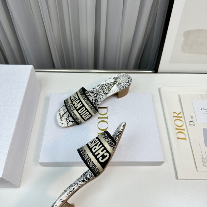 Dior High Heels Slippers Sandals Summer Women's Shoes #nigo29156