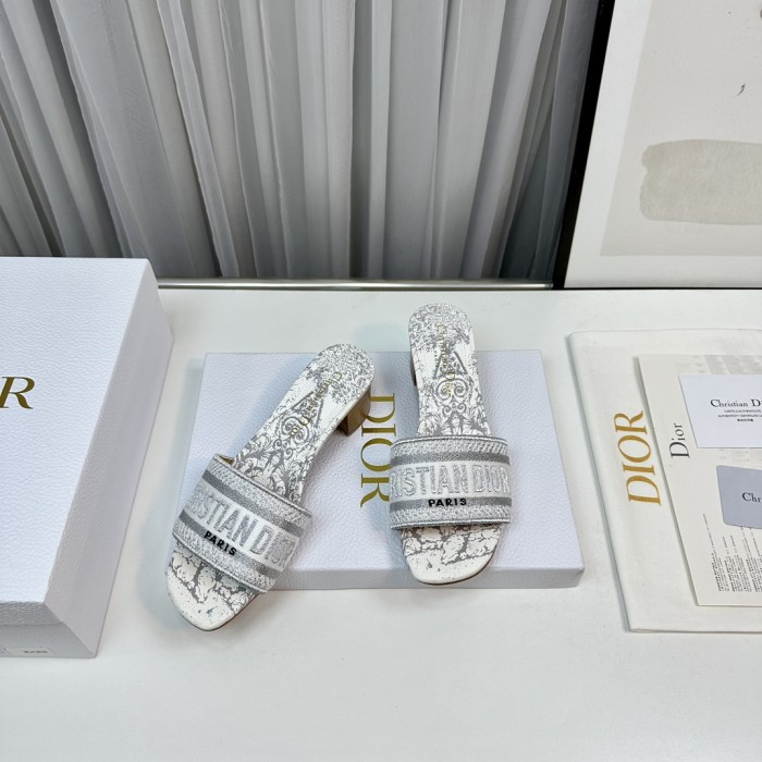 Dior High Heels Slippers Sandals Summer Women's Shoes #nigo29156