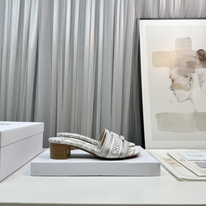 Dior High Heels Slippers Sandals Summer Women's Shoes #nigo29156