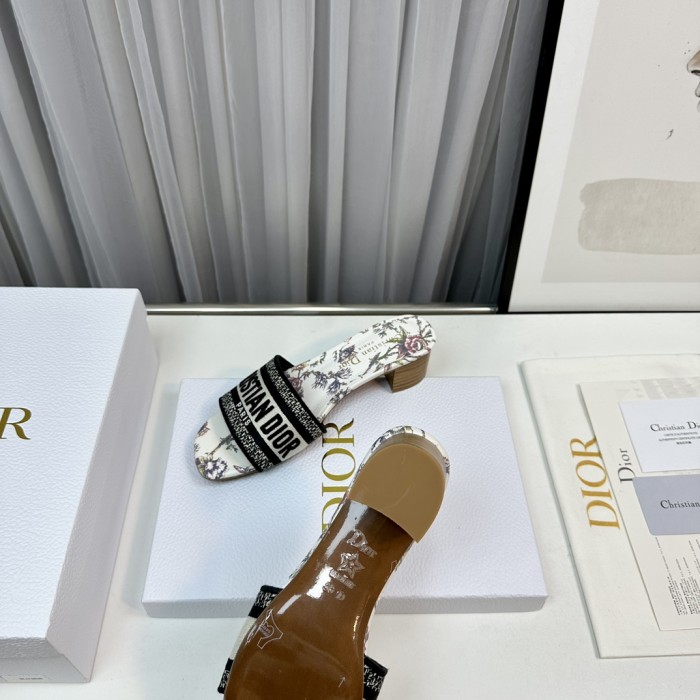 Dior High Heels Slippers Sandals Summer Women's Shoes #nigo29156